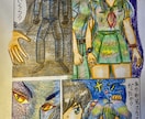 可愛いヒロインが主人公の漫画描きますます 全て手描きで色鉛筆にて、ステキな彩色を行います。 イメージ5