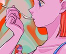 MVイラストやアイコンなどオリジナルの絵を描きます 可愛い系、カッコイイ系、不気味系など色々な絵柄で描きます。 イメージ4
