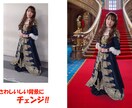 人物写真の背景、合成します 服装や雰囲気に合わせて、背景を創作します。 イメージ8