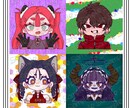 デフォルメイラスト描きます ブログ吹き出しやSNSのアイコンに配信等、使い所様々！ イメージ1