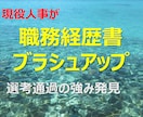 現役人事が職務経歴書ブラシュアップと強み発見します 転職 応募書類は人事視点と強み明確化で選考通過できる！ イメージ1