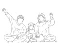 50人限定価格実施中！韓国風イラスト描きます プレゼントに最適！家族・カップル・子供・SNSアイコンにも イメージ1