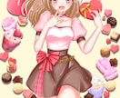 一枚絵描きます ポップで華やかなイラスト☆表紙や挿絵にも使える一枚絵 イメージ2