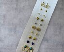 耳つぼジュエリーお作り致します 20粒金属アレルギー対応のシートです イメージ1