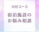 ホテル旅館等宿泊施設のお悩みを30分聞きます OTA15年の経験から課題解決を考えます イメージ1