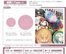 写真やロゴで缶バッジ作成します 卒団記念から企業販促まで幅広く承ります イメージ1