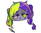 フェイスアップキャラ描きます 多様な絵柄のお顔書かせてくださち！ イメージ6