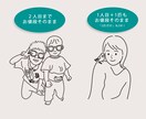 シンプル・スタイリッシュな線画イラストを作成します 2人目まで同価格★背景カラー同価格★5日までのスピード納品★ イメージ3