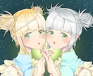 カップルイラスト・SNSアイコン描きます 一枚絵、オリジナル承ります。 最短5日納品◎ イメージ1