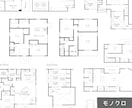 シンプルでわかりやすい間取り図にトレースします 賃貸売買のマイソク・民泊リスティング・避難経路図に正確な図面 イメージ4