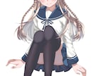 あなたの用途に合わせたかわいい人物イラスト描きます 一枚絵・立ち絵・背景ありなどご要望に応じた作品が手に入ります イメージ2