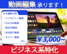 格安でビジネス系動画の編集します 価格以上の価値提供をモットーにクオリティに拘って編集します イメージ1