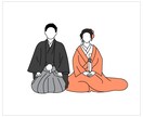 お写真から線画イラスト作成します ウェディングや記念日に、低価格短納期で対応します イメージ3