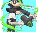 ラフ提案付き　某ゲーム風SNSアイコン作成します 指定の武器とギアでアイコンを描きます イメージ6
