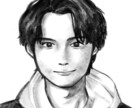 写真を元に似顔絵イラスト制作します モノクロ・カラー対応|SNSアイコンや推しイラストに イメージ3
