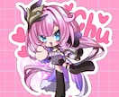 商業利用OK！可愛いみにキャラを製作します お目目ぱっちりのかわいいデフォルメ表現！グッズなどにも！ イメージ3