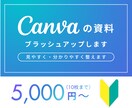 Canvaで作った資料を見やすく伝わる形に整えます 既存資料の見た目・構成をスッキリ整理します イメージ1