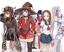 可愛い女の子のイラスト描きます 短時間でクオリティの高い可愛い女の子のイラスト制作を行います イメージ3