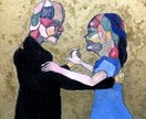 スタンドグラスのような作品を描きます 癒し・ゆったりとした空間を求めている方へ イメージ1