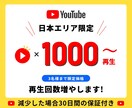 YouTube動画の日本国内再生回数を増やします ⭐️3名様限定価格⭐️日本人アカウント⭐️高品質 イメージ1