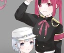 夢絵、アイコン、一枚絵基本なんでも描かせて頂きます お望みのイラストになるまで何度でも修正可 イメージ4