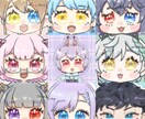 可愛いキラキラしたミニキャラ描きます 配信活動者向けです！ファンへキラキラしたサービスいかがですか イメージ3