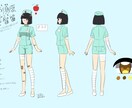 キャラクターデザインと二面図・三面図描きます あなたの理想のキャラクター二面図or三面図を描きます！ イメージ2