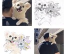 お手頃価格でペット×オシャレな花の絵描きます 爬虫類OK！お誕生日・記念・プレゼントに是非♪ イメージ1
