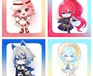 ミニキャライラストお描きします 一部商用利用無料！かわいいミニキャライラストを作成します！ イメージ2