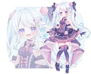 商用利用OK！きらきらかわいい萌えイラスト描きます 一枚絵、アイコン、立ち絵、動画用イラストなど イメージ6