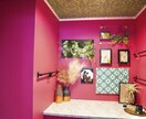 海外風の壁紙コーディネート１部屋から行います 色柄壁紙は得意です！飾らなくてもおしゃれな部屋 イメージ7