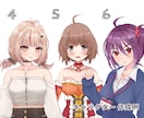 Live2Dモデル一括制作、１名様限定受付します 新サービス開始にあたり、３万円でVtuber作成いたします！ イメージ3
