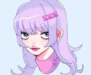 ＳＮＳ等のアイコンイラスト製作承ります あなただけのアイコンを製作いたします！ イメージ1