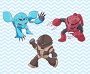 1キャラ2000円固定！SDキャラ描きます 2人目以降は追加1キャラあたり1000円♪ イメージ4