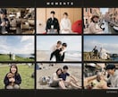 スタイリッシュな結婚式オープニングムービー作ります シンプルなのに目を引く、会場の空気がガラッと変わる幕開けを！ イメージ10