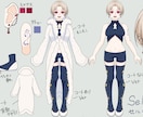 Vtuberアバター全身イラストを丁寧に制作します Vtuberアバターを可愛く、個性的に描きます！ イメージ2