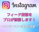 Instagramフィード投稿をプロが添削します 投稿添削＆改善案をマンツーマンで提案いいね・保存が増える！ イメージ1