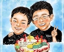 ほんわか雰囲気の似顔絵を描きます プレゼントやインテリアにいかがですか？ イメージ9