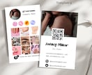 レトロインスタグラム名刺を作成します 海外で人気のInstagramショップカード！ イメージ1