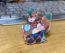 小さめのグッズに使用できるイラストを制作します 缶バッジ・キーホルダーマスコットのイラスト制作ならこちら！ イメージ1