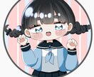 かわいいデフォルメイラストお描きします 圧倒的ぷにぷに！キラキラ！感！ イメージ1