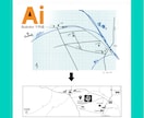 サンプル２案！illustratorで地図作ります JPG/ PNG/ PDF 納品、AIデータ相談可 イメージ2