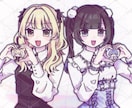 簡易コテ同イラスト描きます ぬいプリ風！構図はサンプルイラストのもので固定です イメージ1