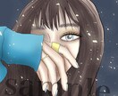 お洒落な女性、アイコンにもできます お洒落な女性！アイコン使用可！画像をイラスト化します！ イメージ1