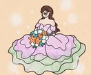 ポップでオシャレなデザイン／イラストを描きます 【全身/背景込】ポップでオシャレなオンリーワンイラスト イメージ3