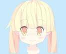 萌え系のアイコン、イラスト描きます LINE、ツイッターのアイコン、ヘッダー、ゲームの立ち絵など イメージ1