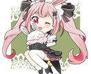 Vtuberさん向けミニキャラクター描きます SNSアイコン・グッズ・動画サムネイルのワンポイントに！ イメージ3