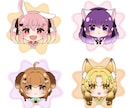 ミニキャラ・等身の男の子女の子まで幅広くかきます あなたにそったキャラクター達を描かせて頂きます！！ イメージ4