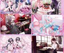 可愛いキャラクターイラストを制作します 繊細で丁寧な塗り・描き込みでキャラを表現できます！ イメージ1