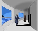 少し不気味なイラスト描きます liminal space風のイラストを描きます。 イメージ2